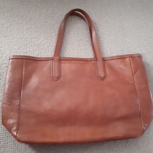 FOSSIL LEATHER TOTE